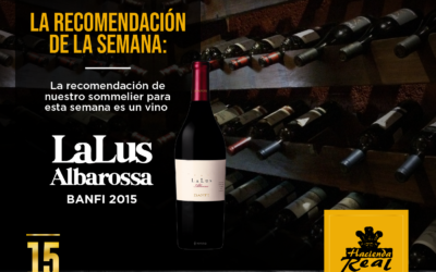 Nuestra recomendación alusiva a nuestro aniversario es un La Lus Albarossa, Banfi.