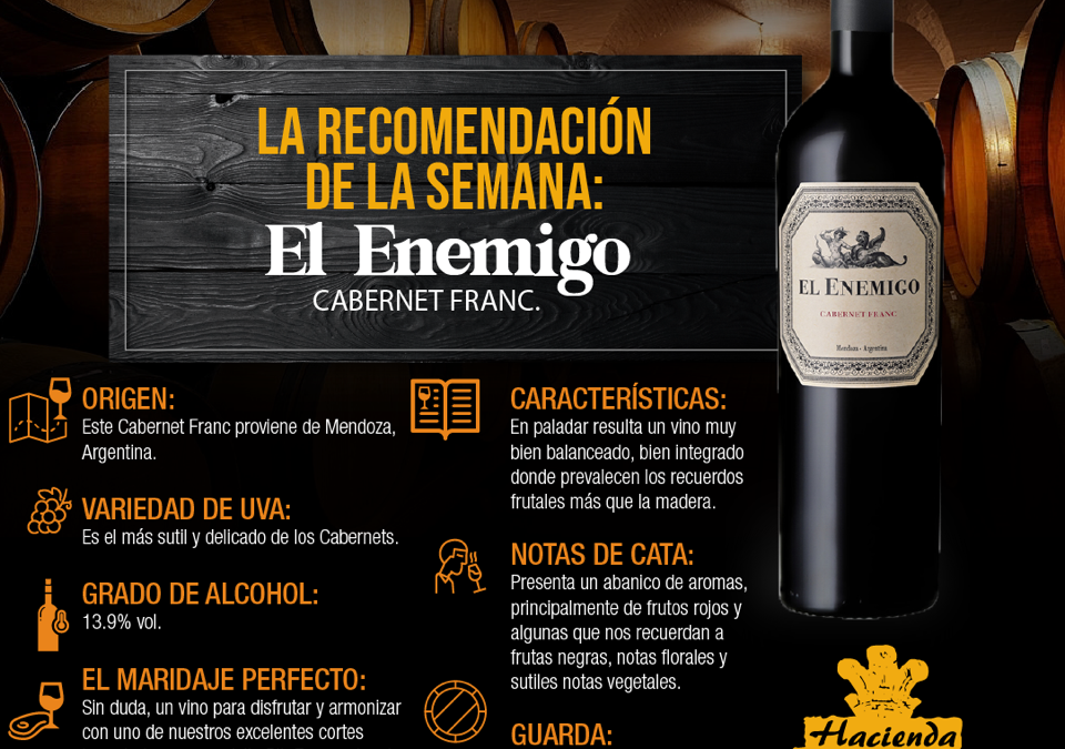 El Enemigo, Cabernet Franc.